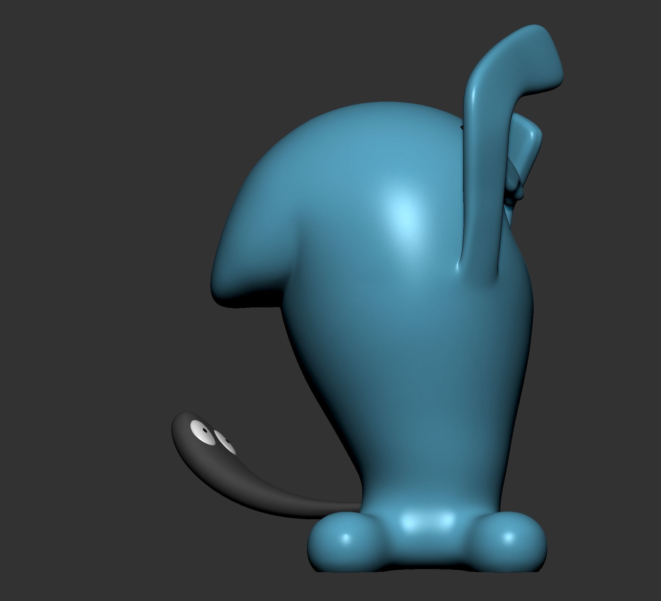 Pokemon - Wobbuffet with 2 poses 3D print model_4