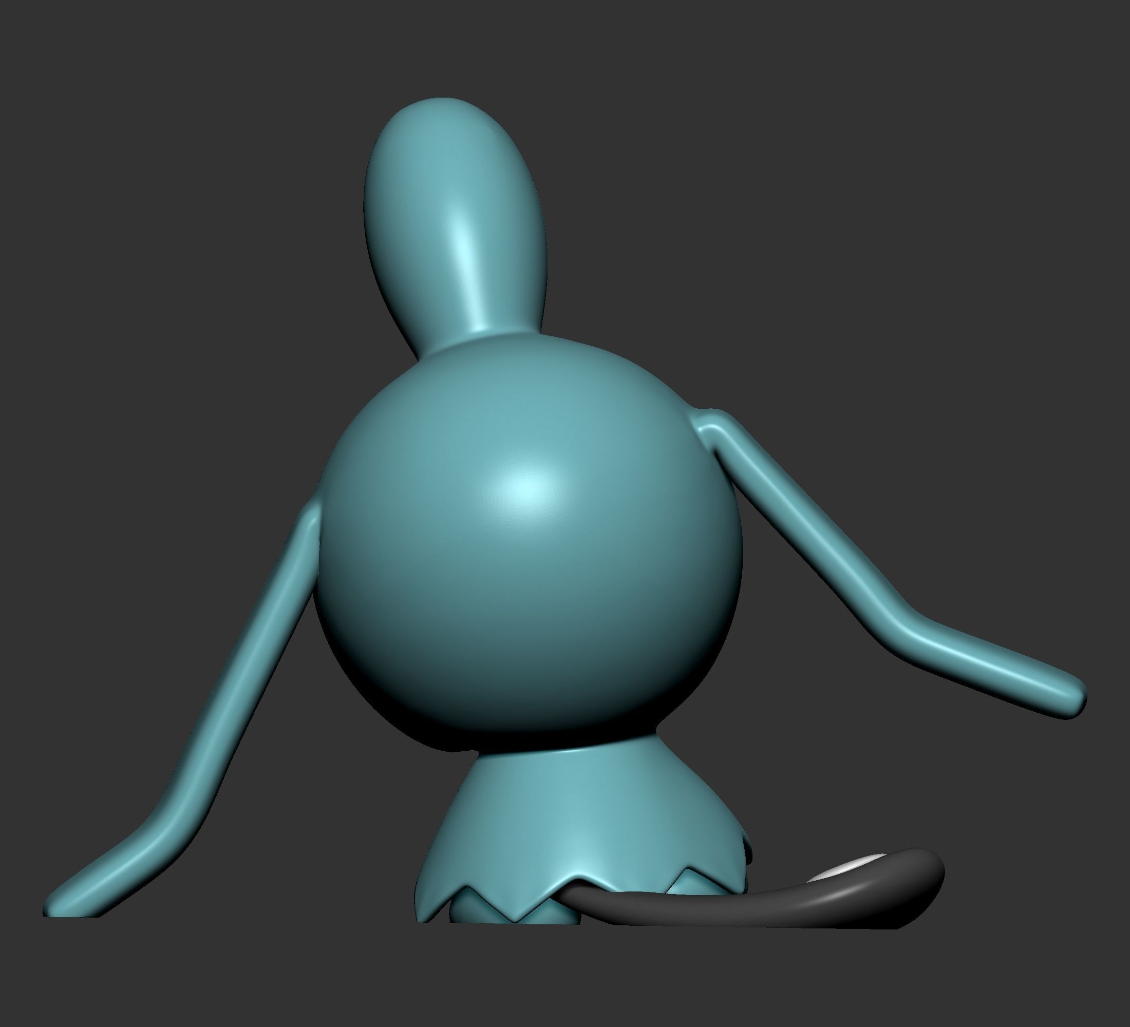 Pokemon - Wynaut and Wobbuffet  with 2 poses 3D print model_16