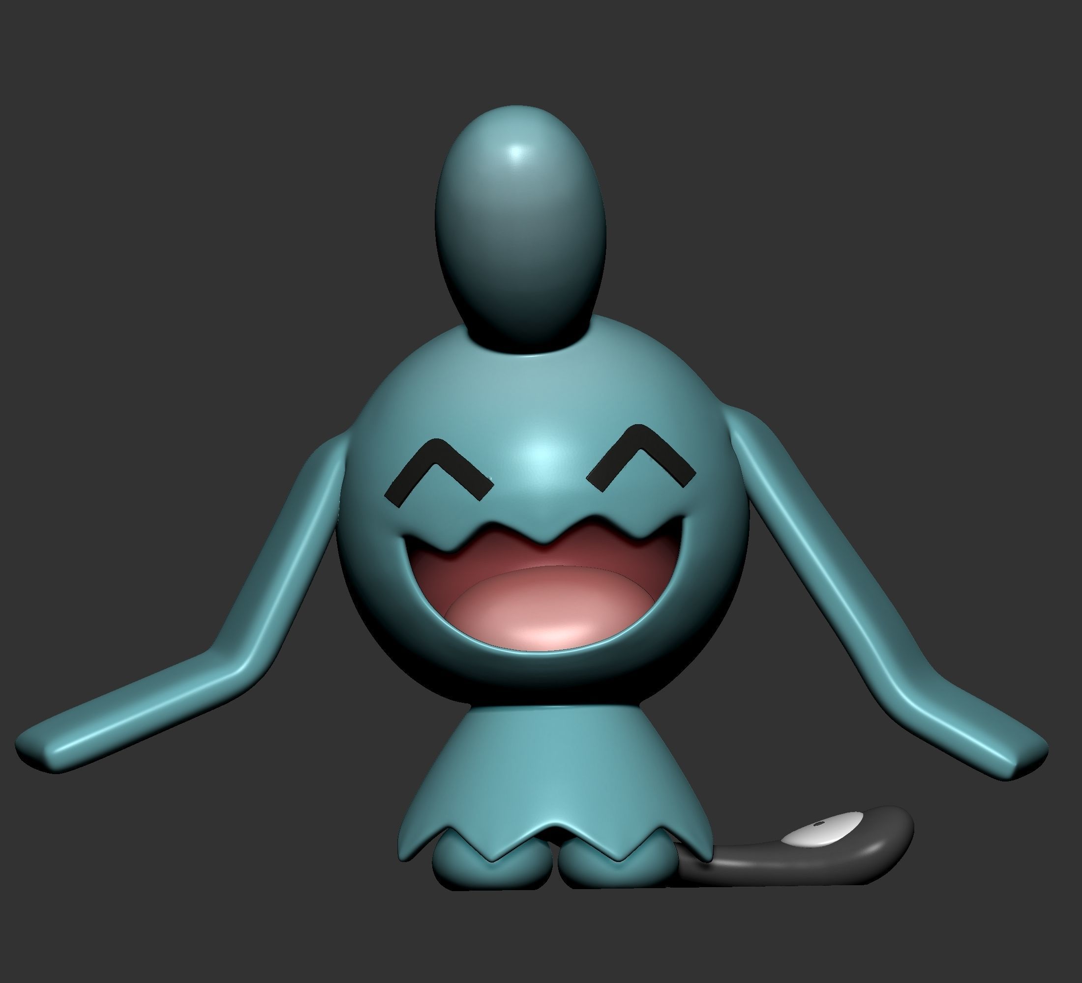 Pokemon - Wynaut and Wobbuffet  with 2 poses 3D print model_18