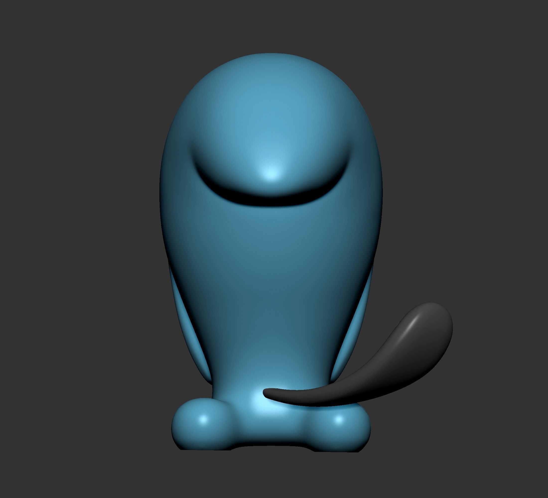 Pokemon - Wynaut and Wobbuffet  with 2 poses 3D print model_7