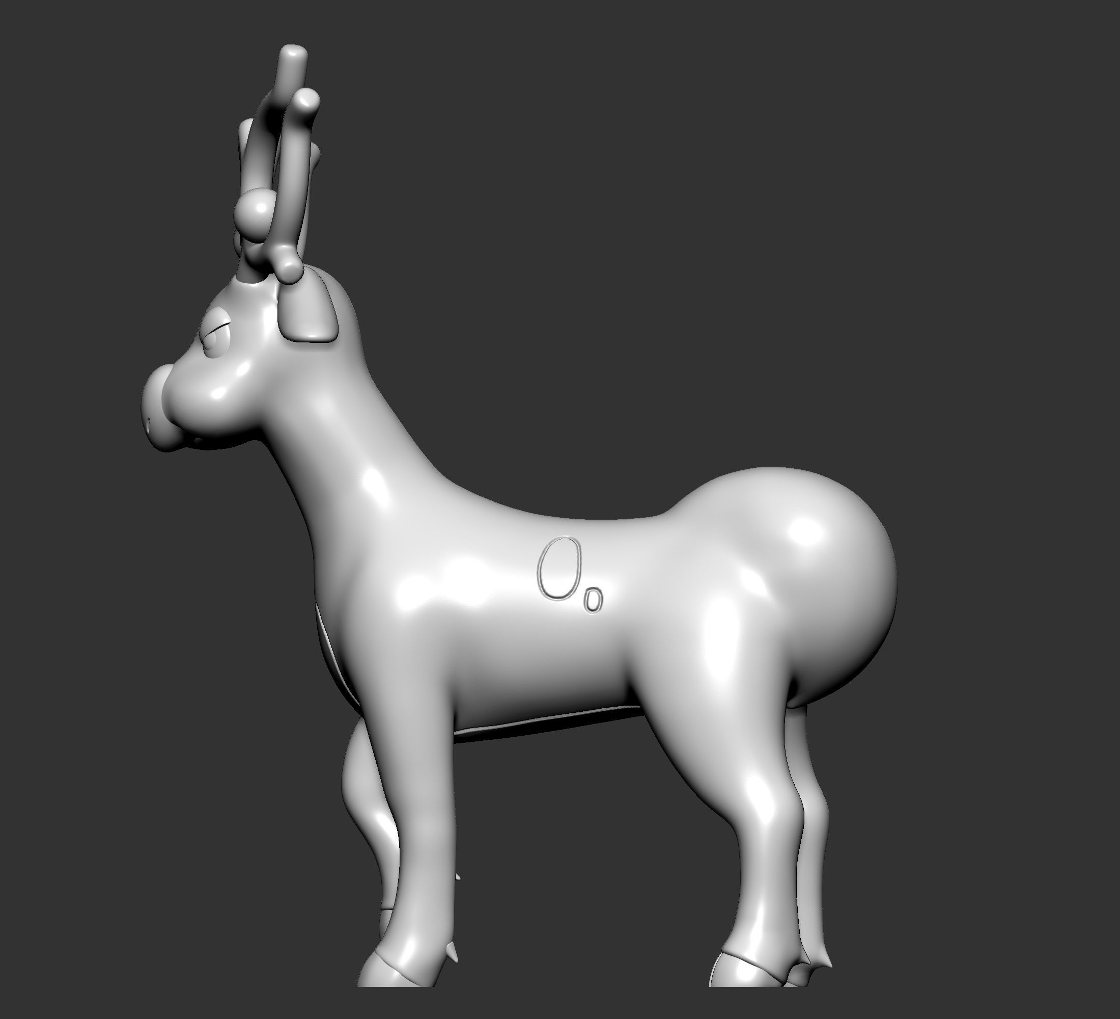 Pokemon - Stantler with 2 poses 3D print model_3