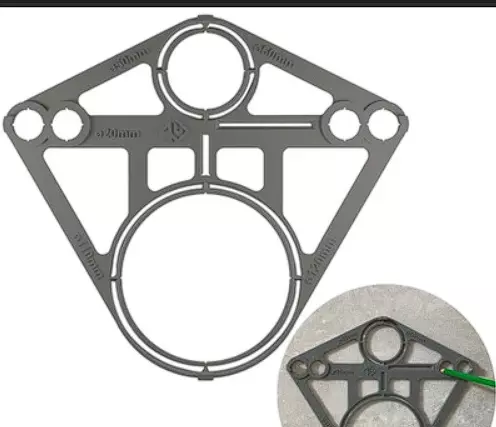 GEBERIT PATTERN HOLE 3D print model_0