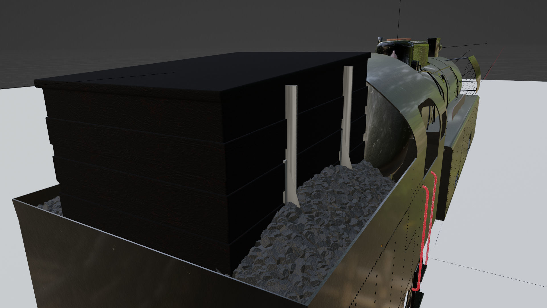 Train Engine  3D model_9