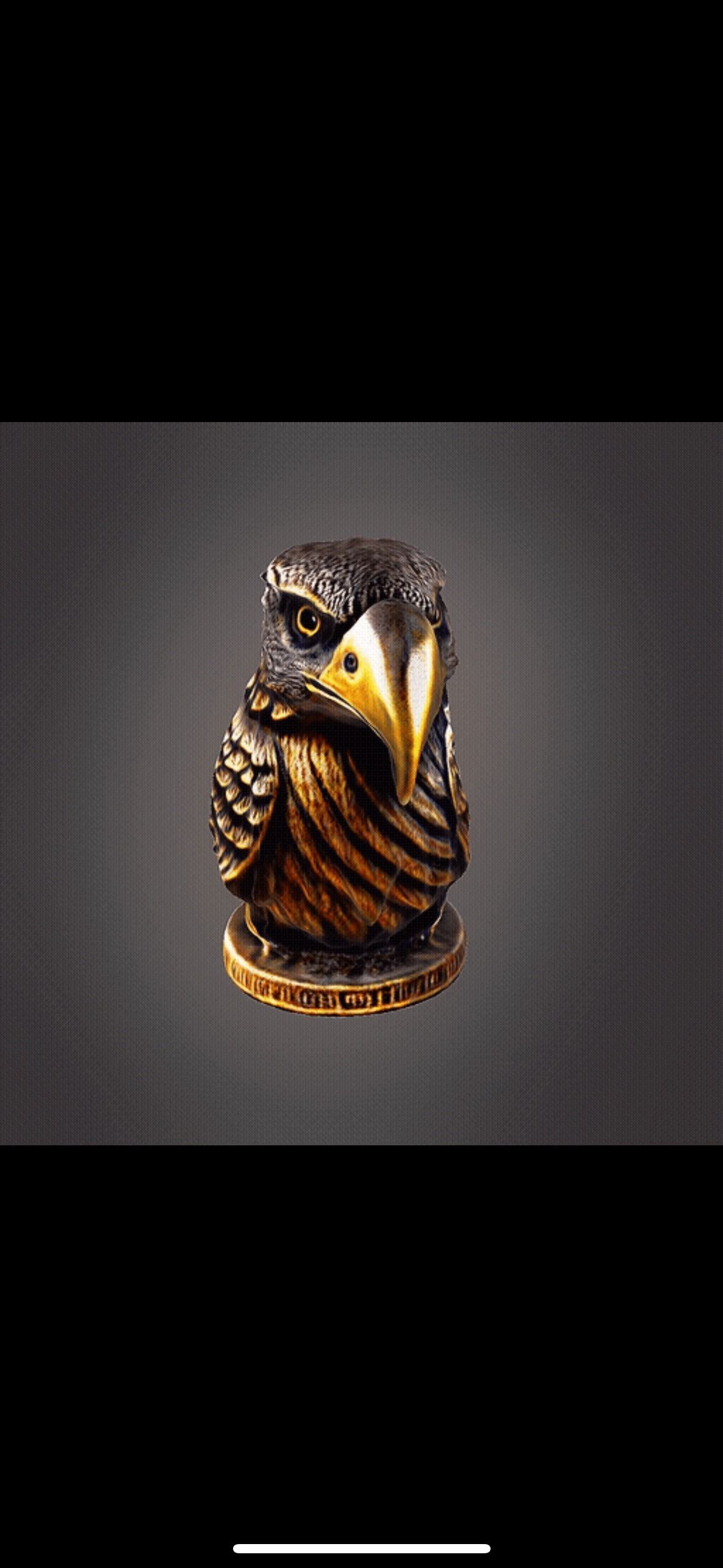 Eagle Statue 3D print model_8