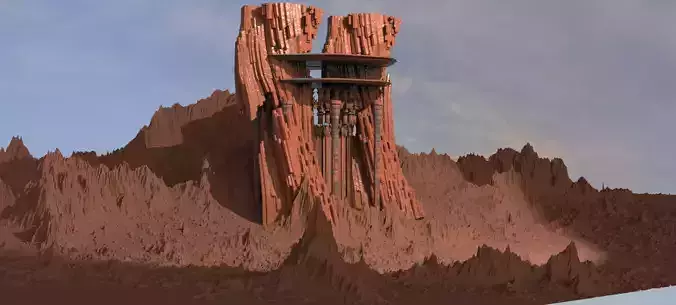 Desert Mountains temple