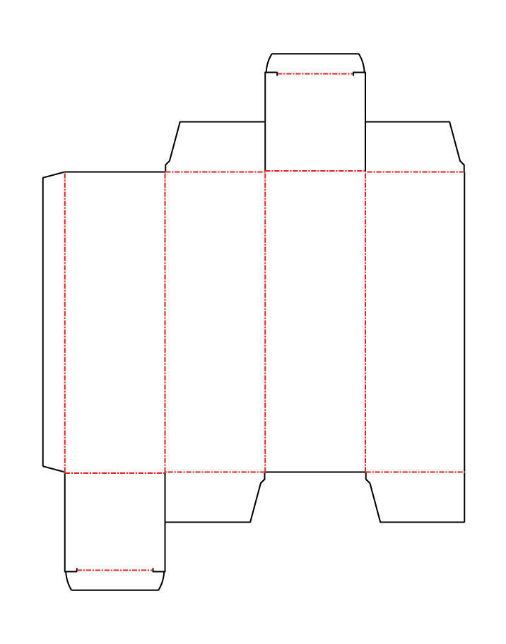Packaging box 50x50x150mm Texture_13