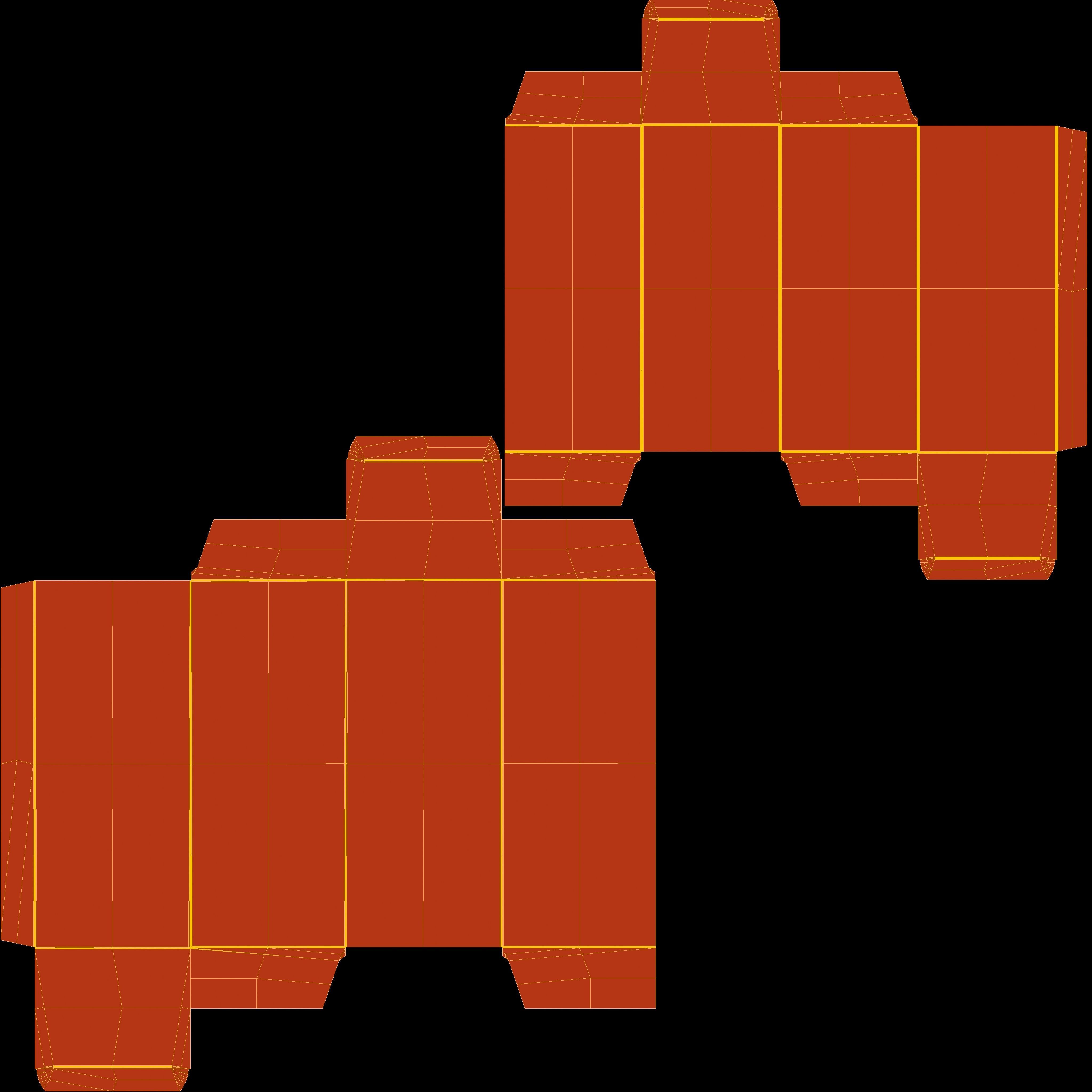 Packaging box 50x50x150mm Texture_12