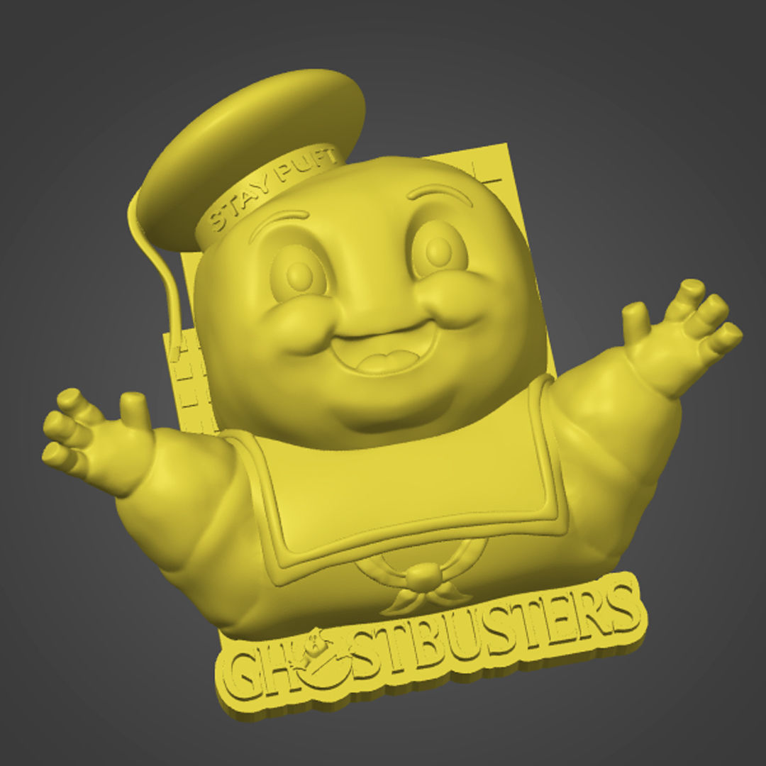Ghostbusters Stay Puft Marshmallow Man 3D model_2