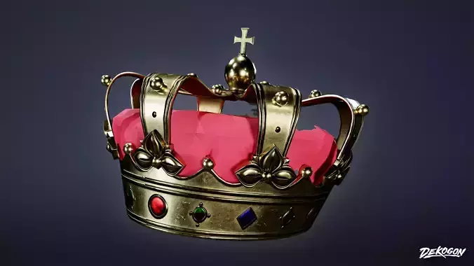 VARIETY HATS - Crown 01 - LOW POLY