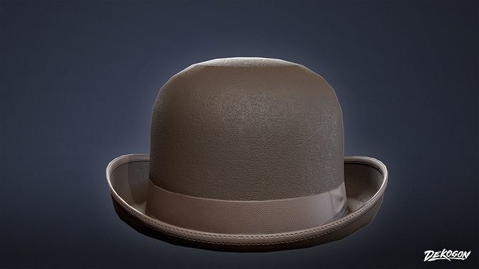 VARIETY HATS - Derby 01 - LOW POLY Low-poly 3D model 3