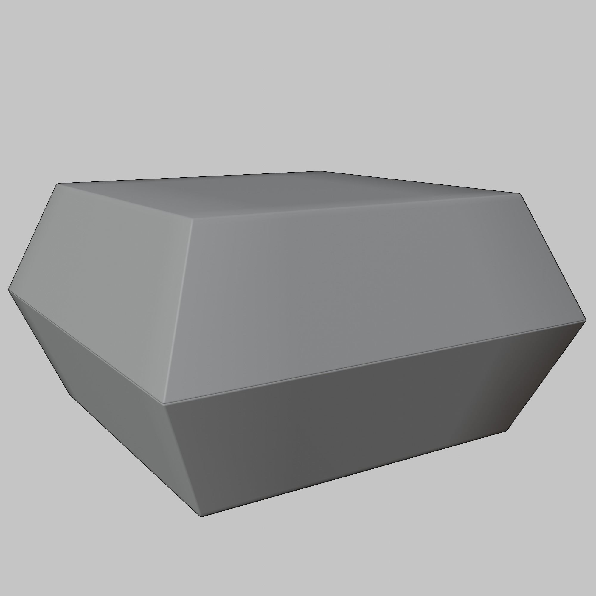 Soy products box Low-poly 3D model_6