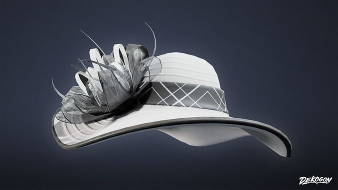 VARIETY HATS - Fancy 01 - LOW POLY Low-poly 3D model
