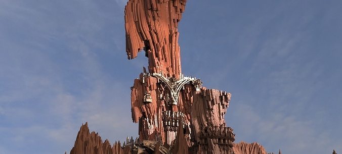 Desert Temples Sand Dunes  3D model