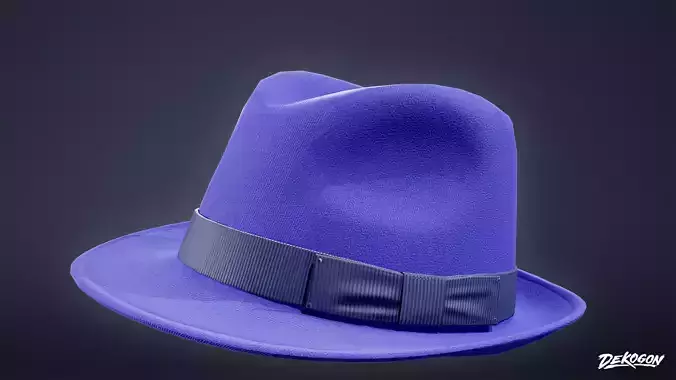 VARIETY HATS - Fedora 01 - LOW POLY