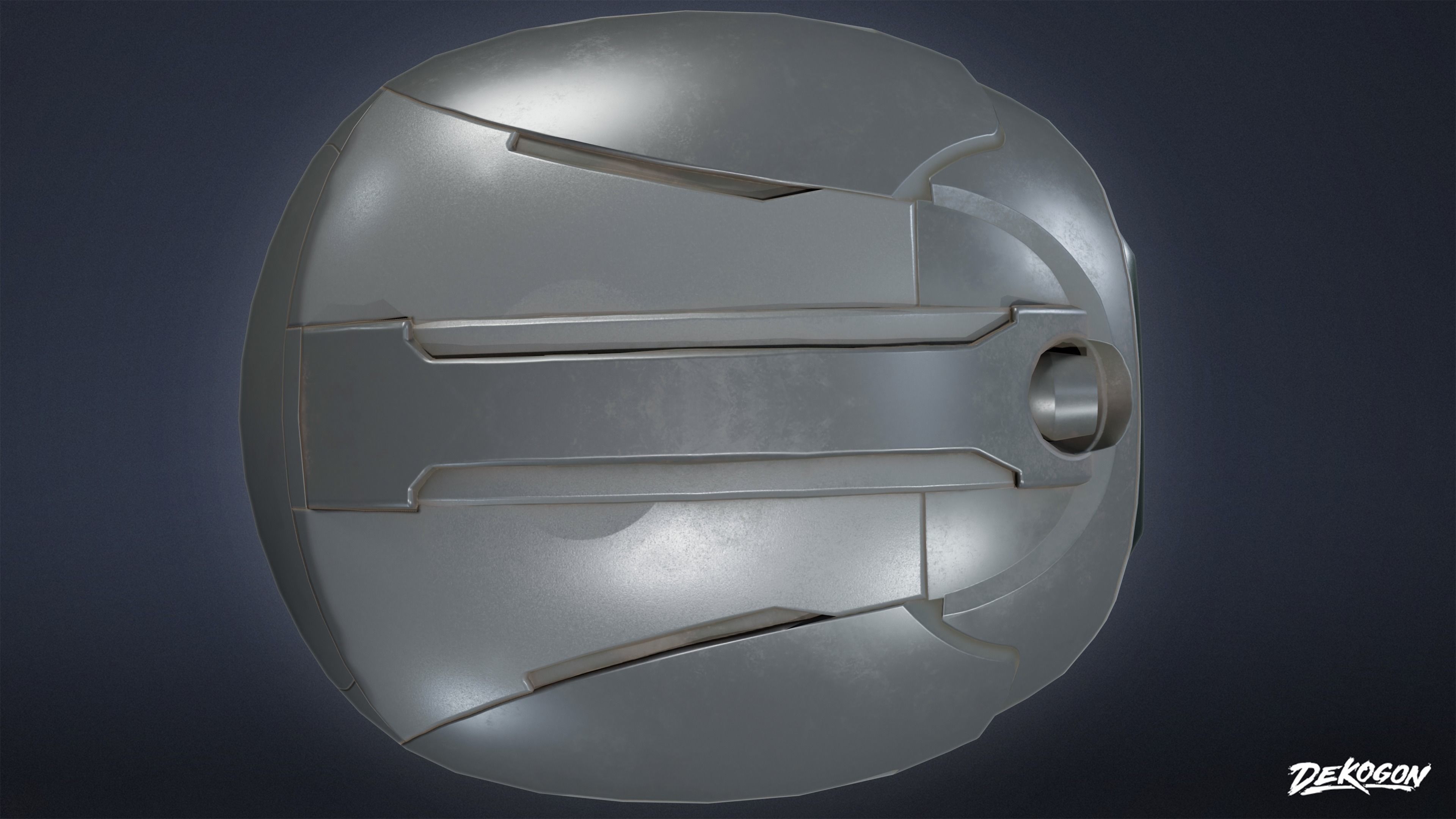 VARIETY HATS - Futuristic 01 - LOW POLY Low-poly 3D model_4