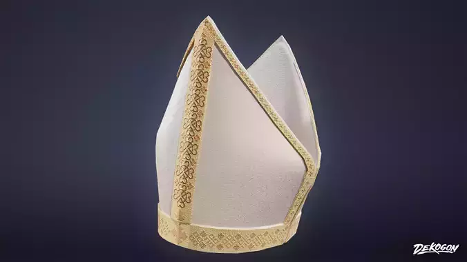 VARIETY HATS - Holy 01 - LOW POLY Low-poly 3D model