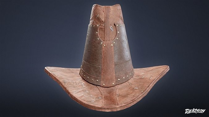 VARIETY HATS - Hunter 01 - LOW POLY Low-poly 3D model