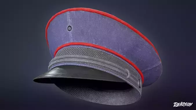VARIETY HATS - Military 01 - LOW POLY