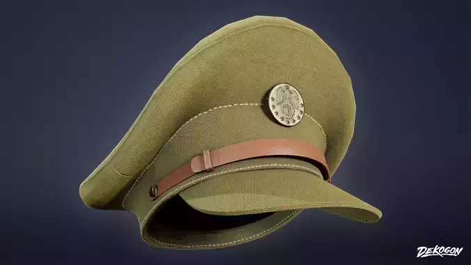 VARIETY HATS - Military 03 - LOW POLY