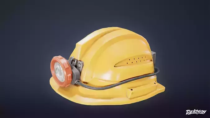 VARIETY HATS - Miner 01 - LOW POLY