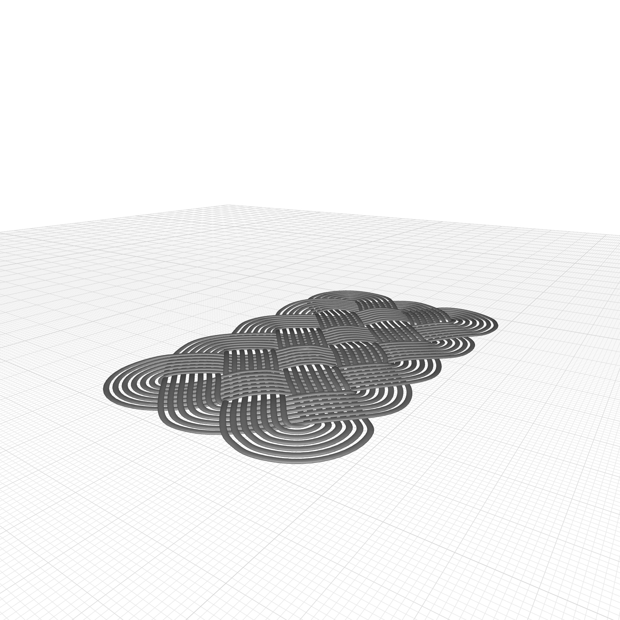 Pinckney Lovers Knot Non-Slip IndoorOutdoor Door Mat 3D model_5