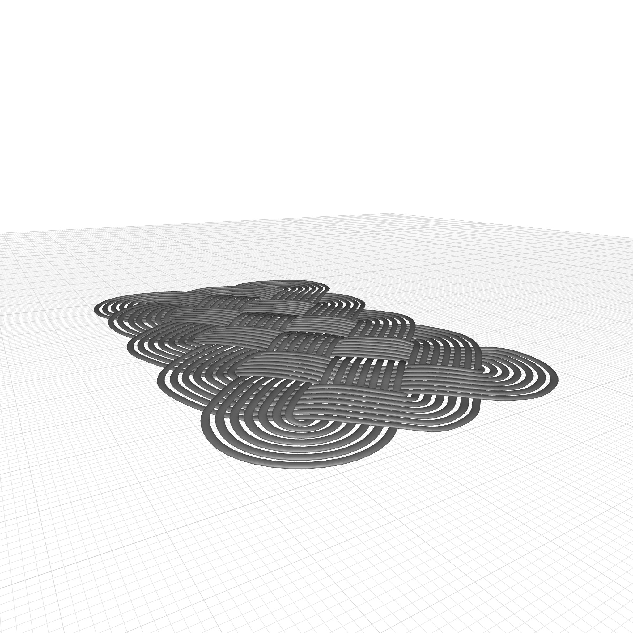 Pinckney Lovers Knot Non-Slip IndoorOutdoor Door Mat 3D model_6