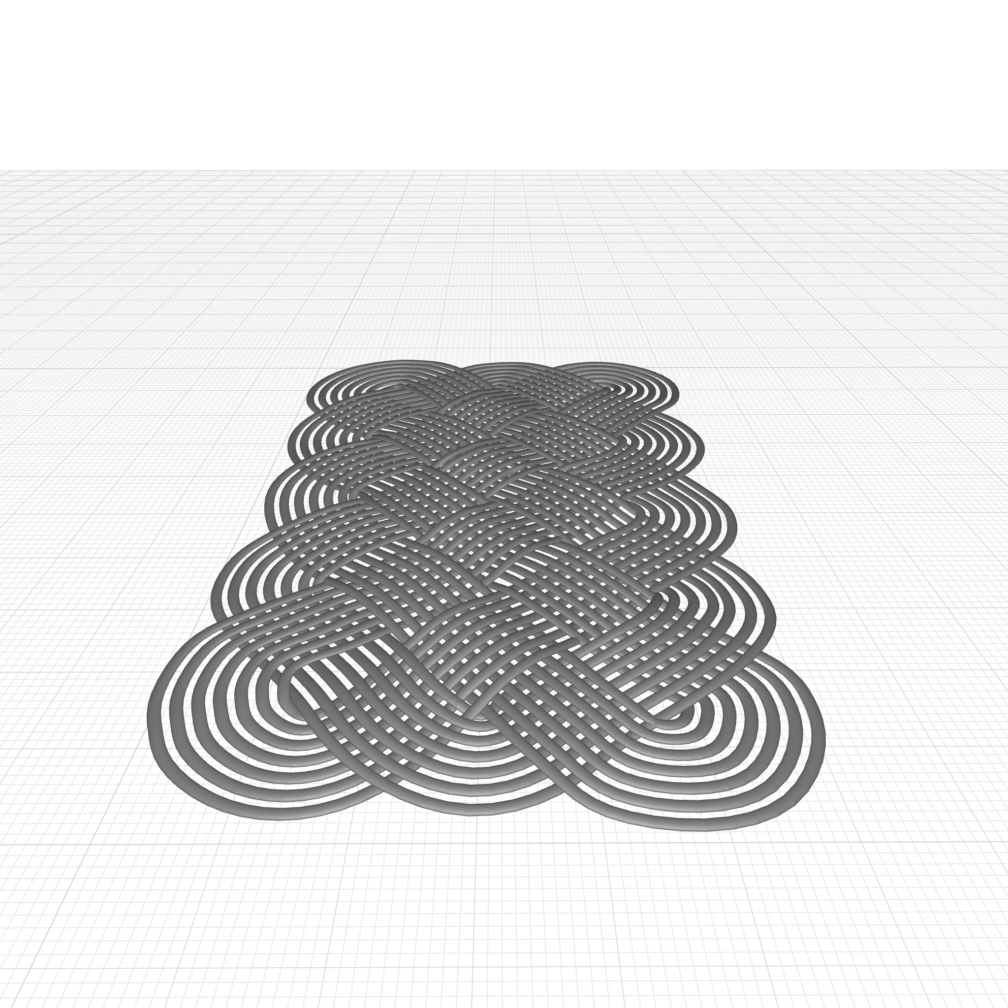 Pinckney Lovers Knot Non-Slip IndoorOutdoor Door Mat 3D model_2