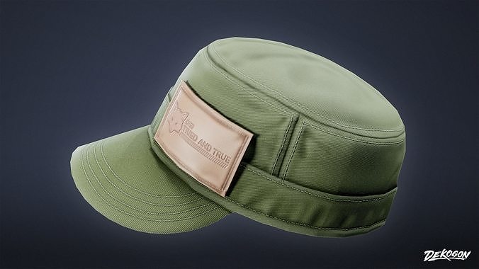 VARIETY HATS - Racer 01 - LOW POLY Low-poly 3D model 3