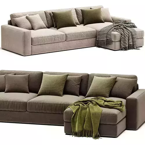 Sofa Cama Rinconero De Poliester Latex Cecilia