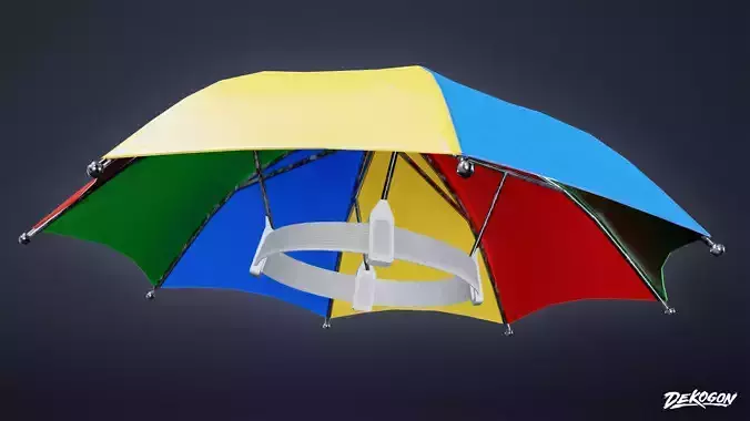 VARIETY HATS - Umbrella 01 - LOW POLY