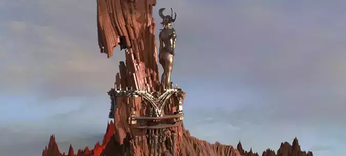 Desert Arrakis Grand mountain Kitbash