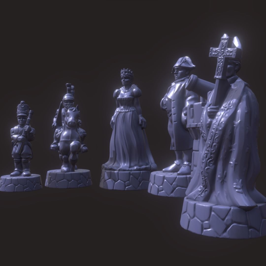Chess of Empires  France 3D print model_2