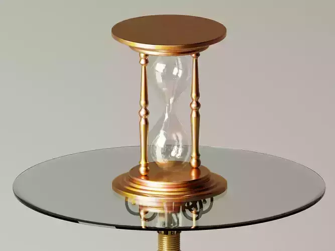 Miniature Hour Glass Timer 3D Model