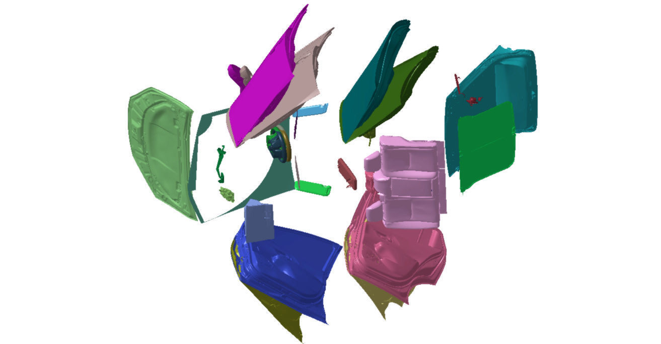 Toyota Prius Limited AWD 2023 Vehicle 3d scan model 3D model_7