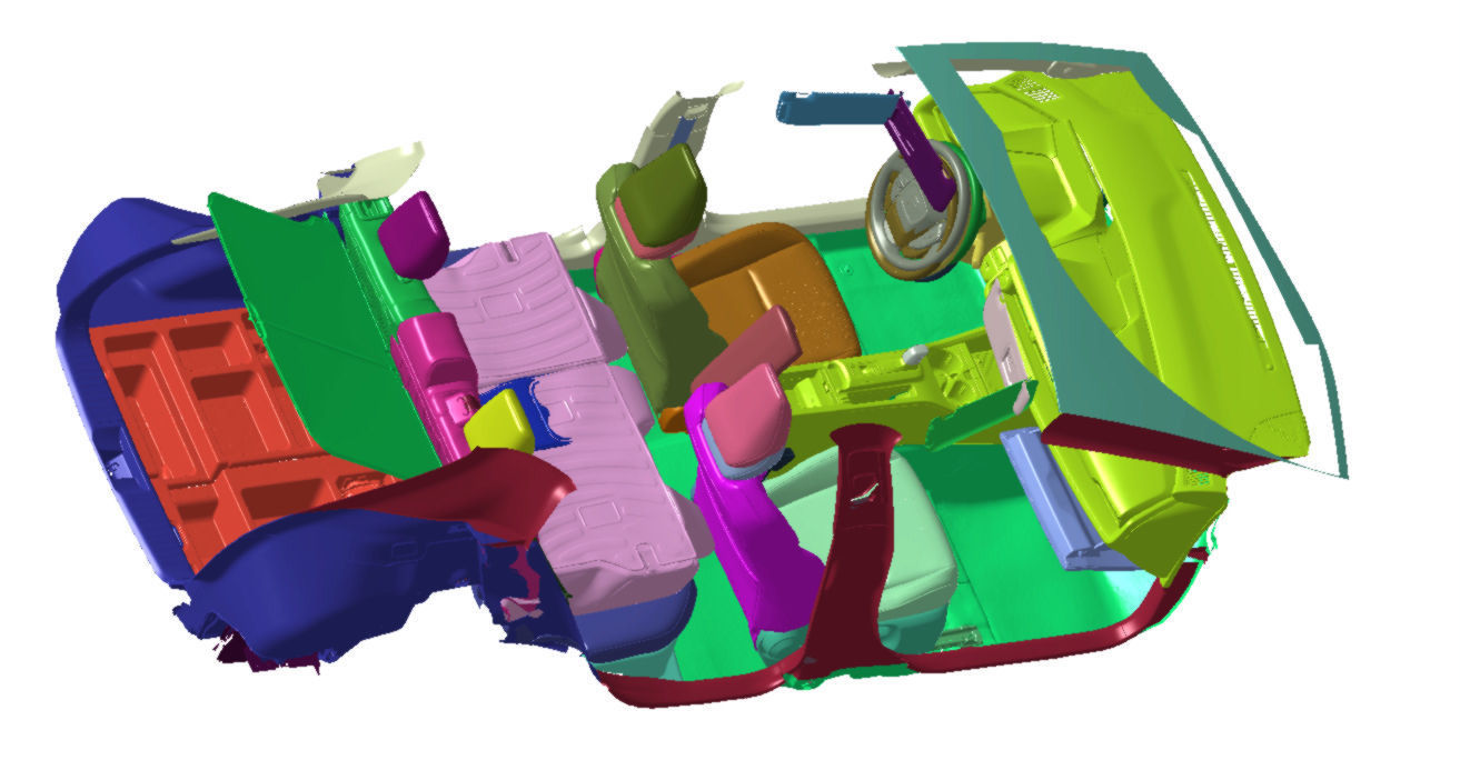 Toyota Prius Limited AWD 2023 Vehicle 3d scan model 3D model_10