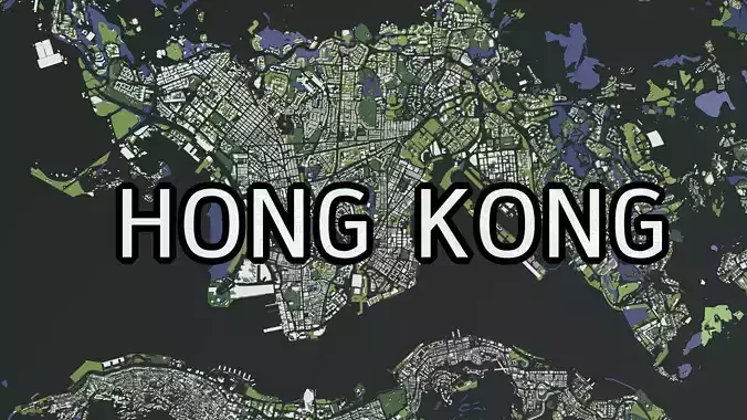Hong Kong - city and mass buildings