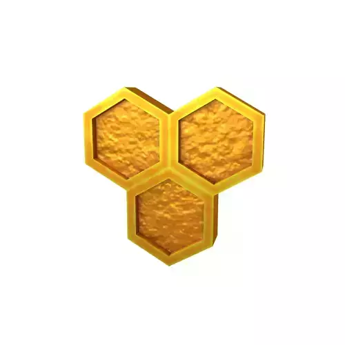 Cartoon Beeswax v1 002 Low-poly 3D model