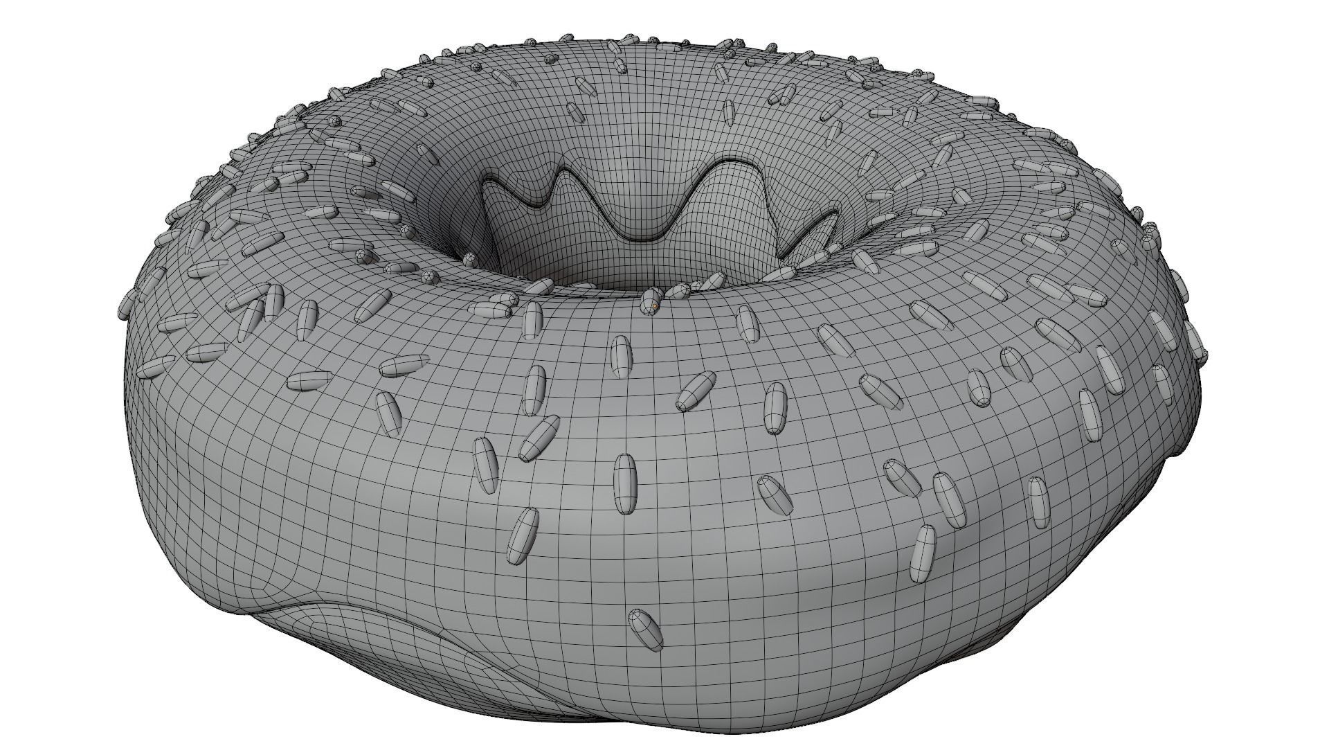 Donut 3D model_9