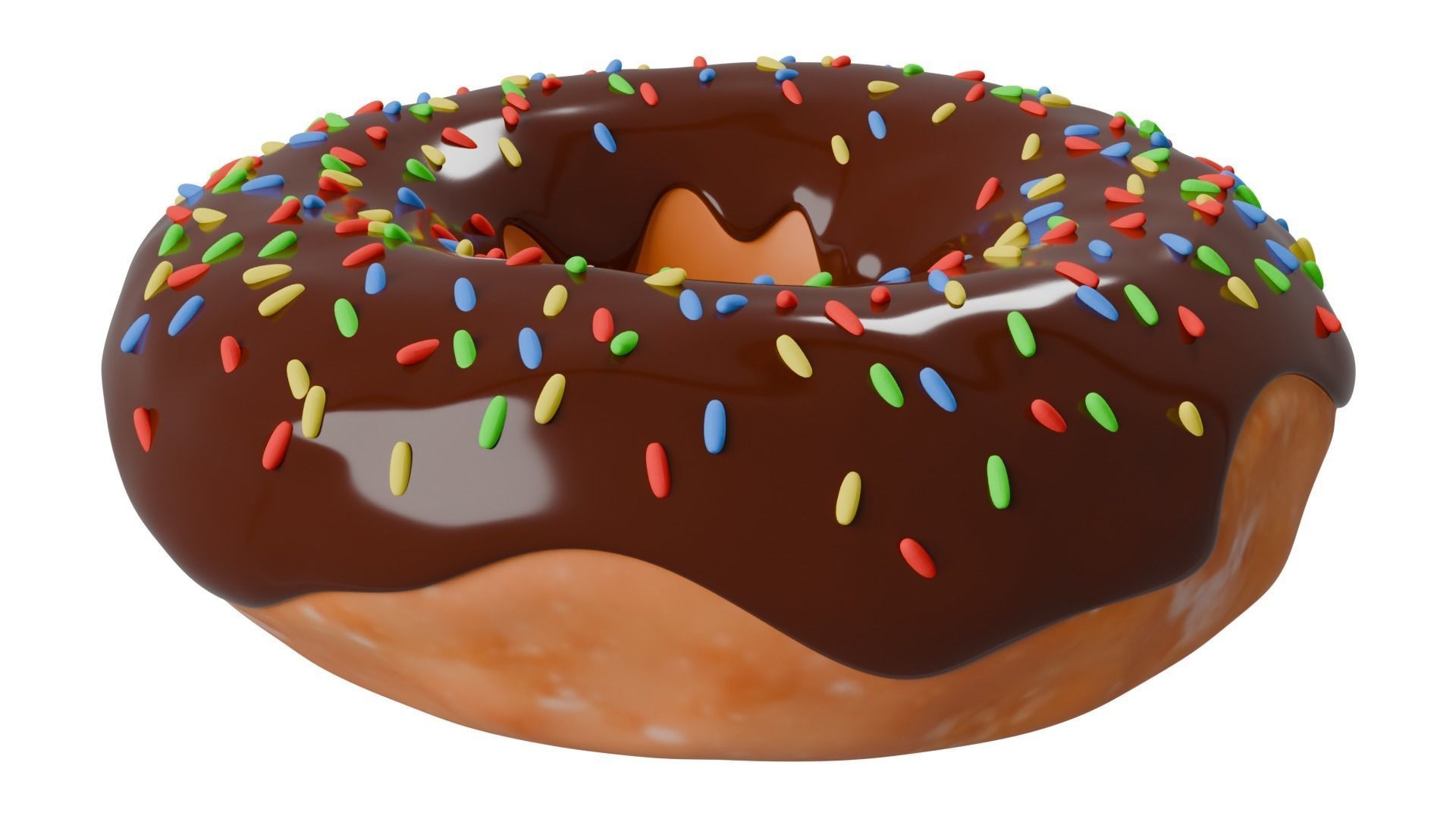 Donut 3D model_4