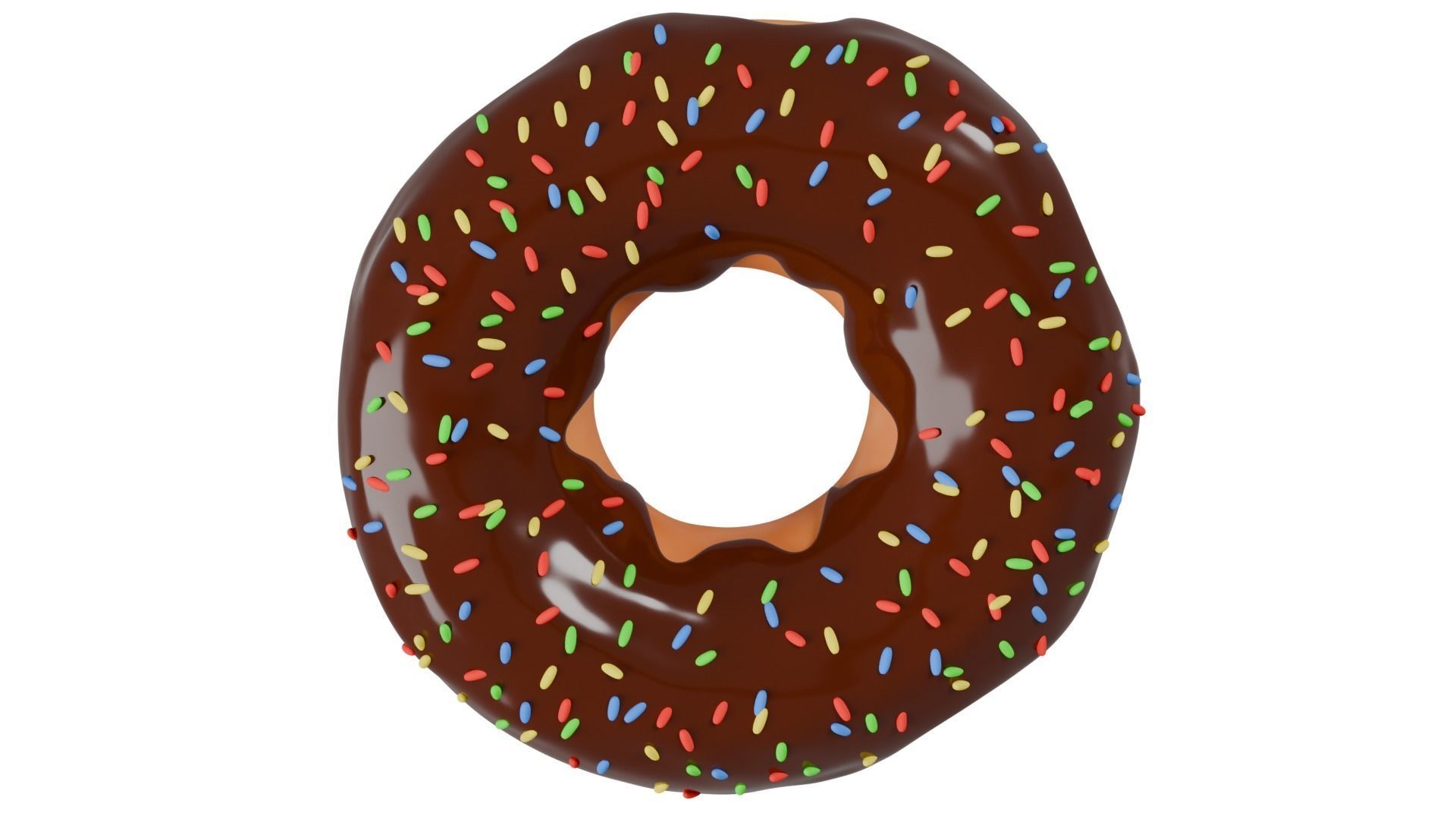 Donut 3D model_5