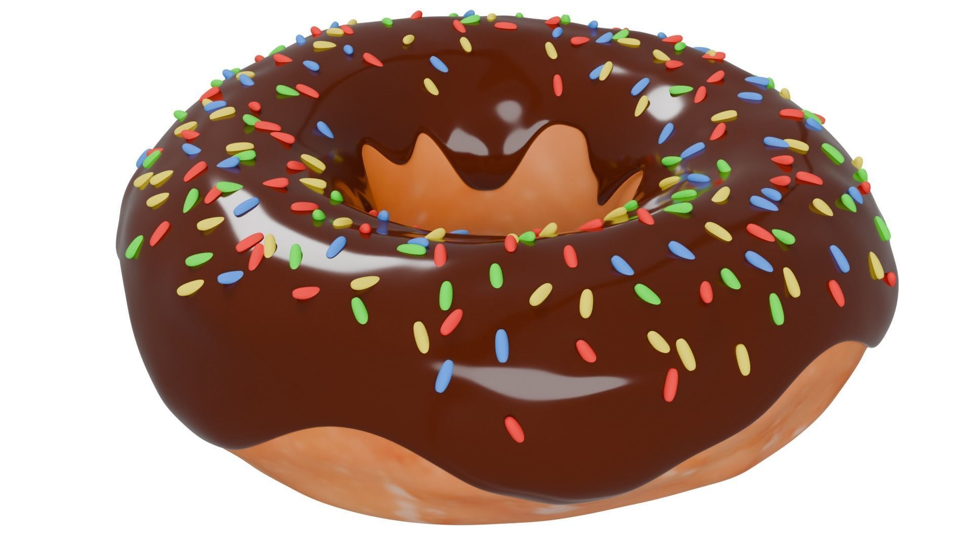 Donut 3D model_2