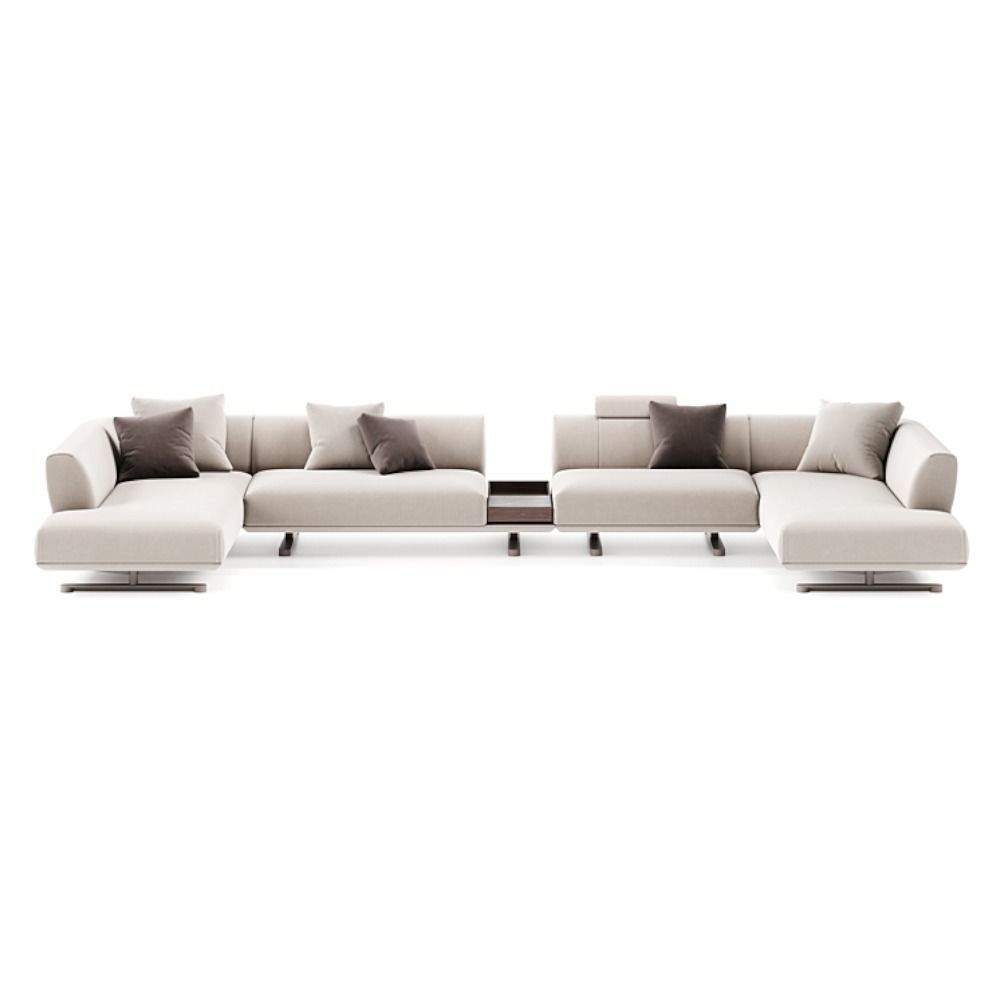Sofa for interior 3D model_2