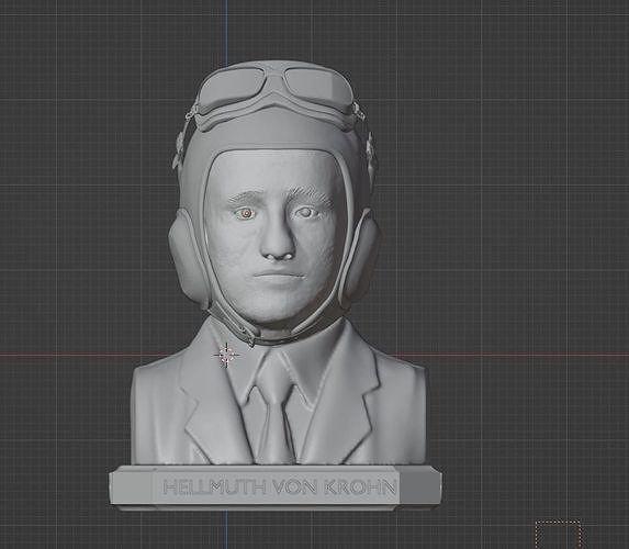 Hellmuth von Krohn 3D Sculpture  3D print model