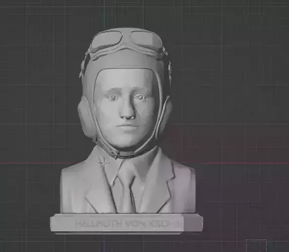 Hellmuth von Krohn 3D Sculpture  3D print model