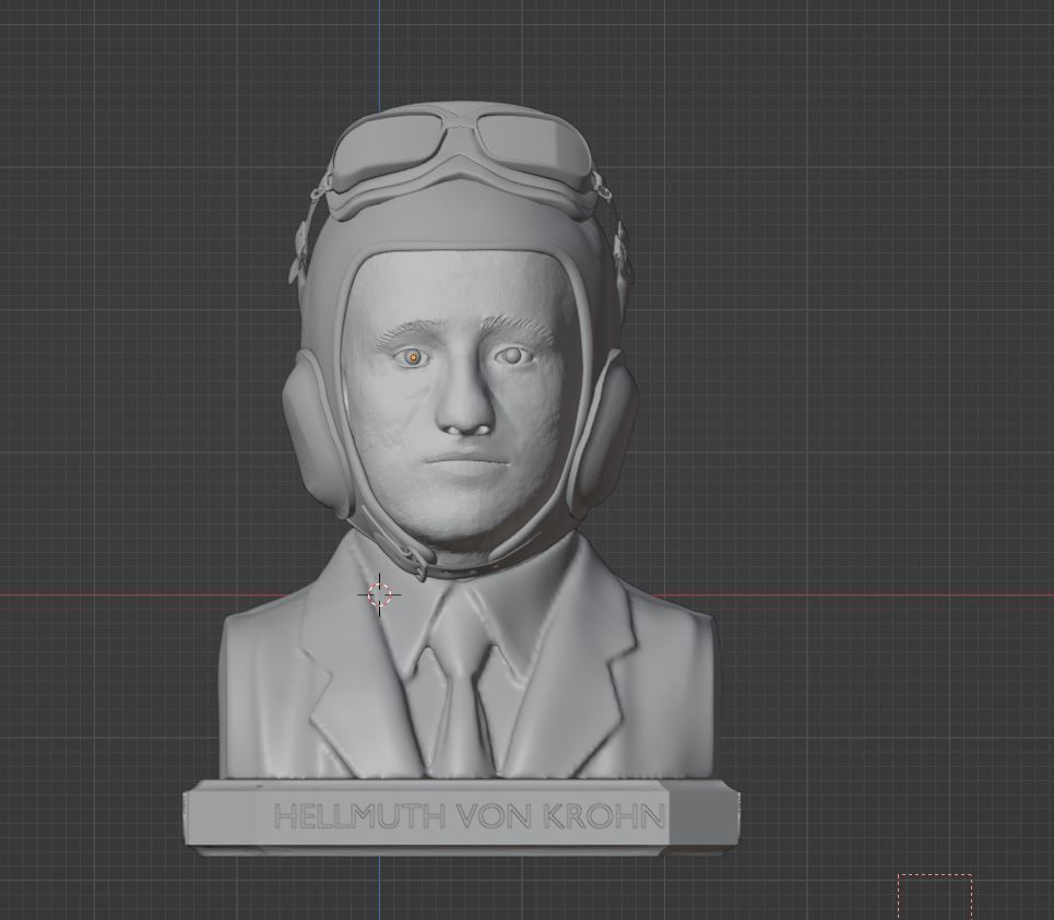 Hellmuth von Krohn 3D Sculpture 3D print model_2