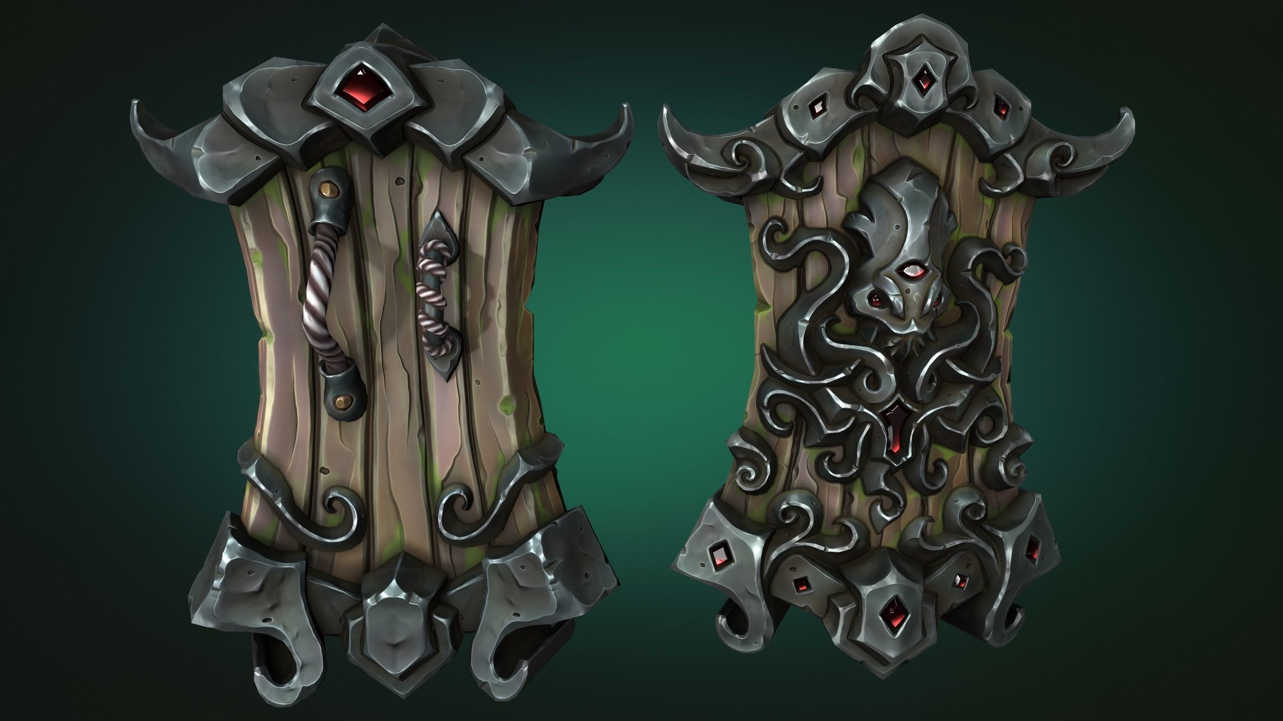 Octopus shield 3d print 3D print model_10