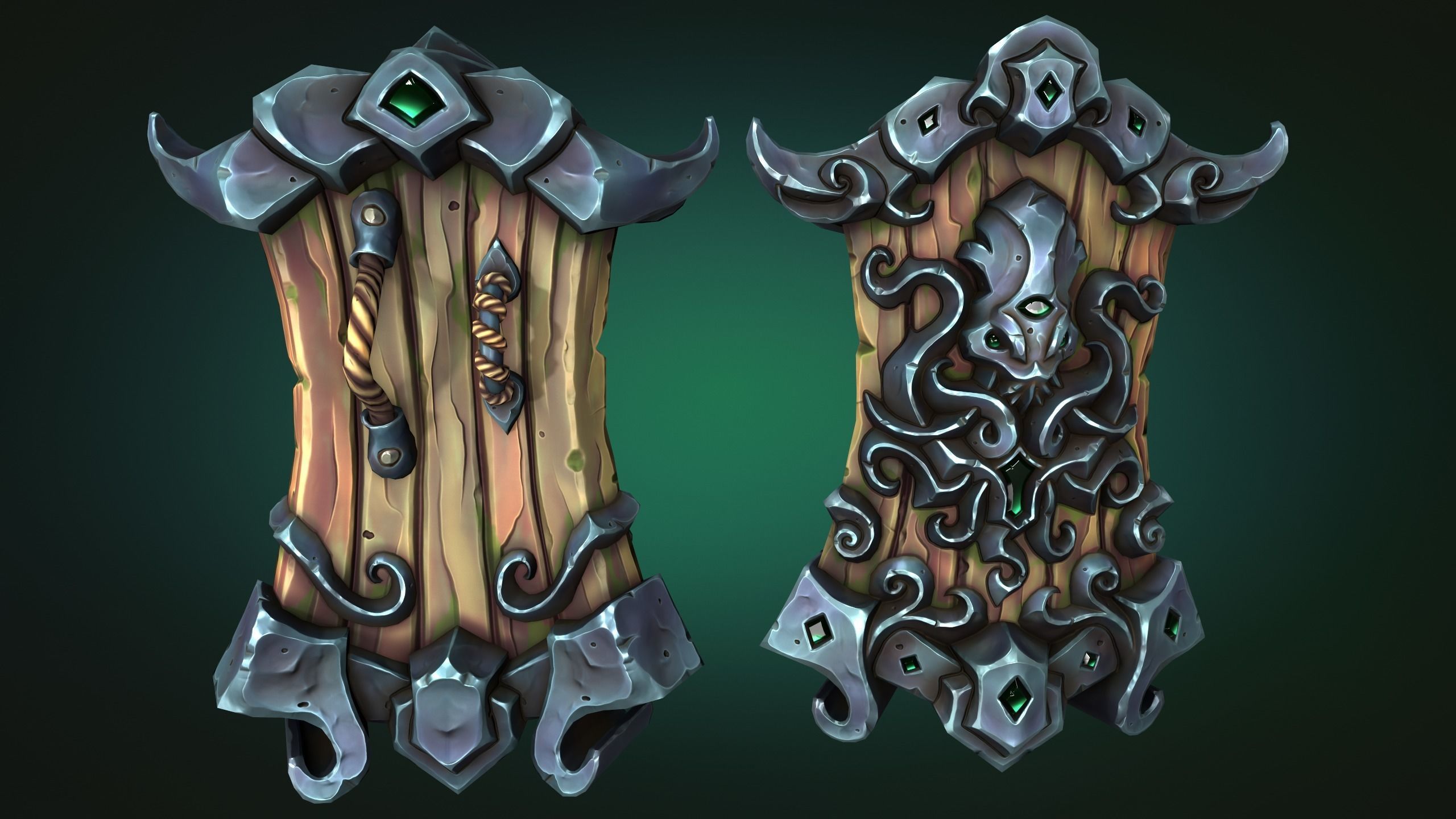 Octopus shield 3d print 3D print model_3