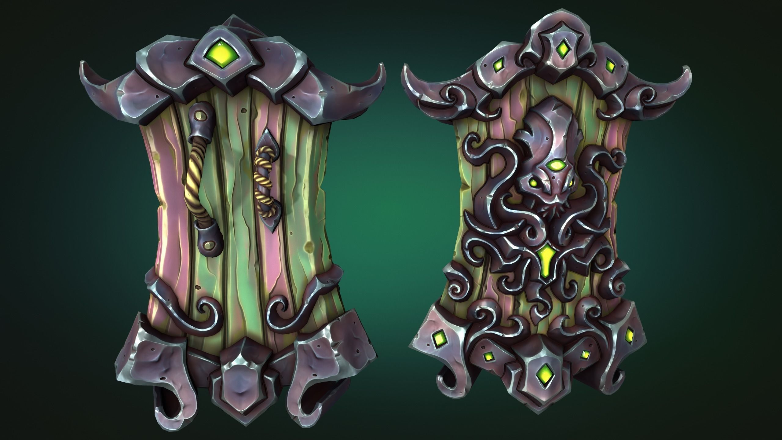 Octopus shield 3d print 3D print model_7