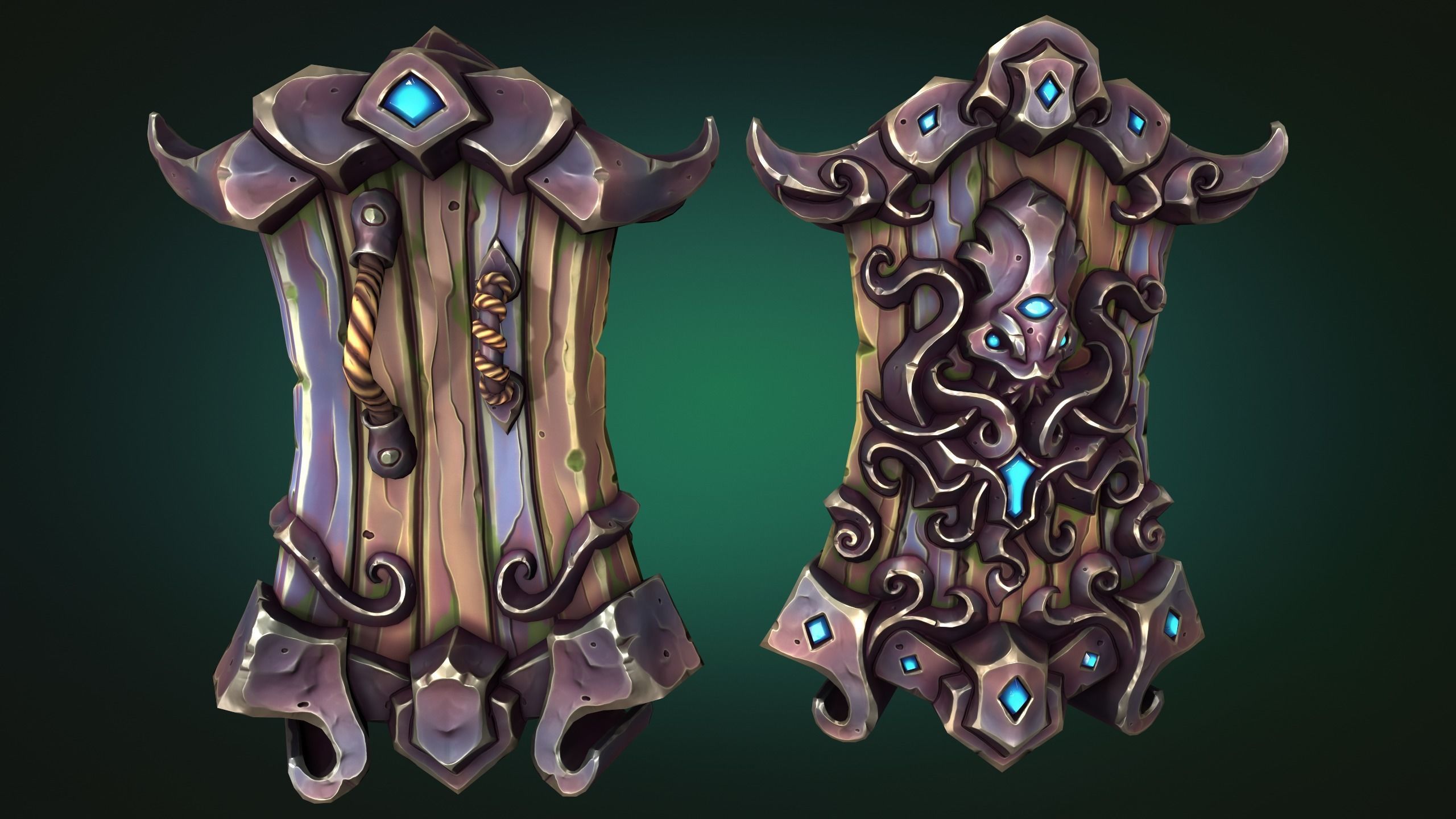 Octopus shield 3d print 3D print model_5