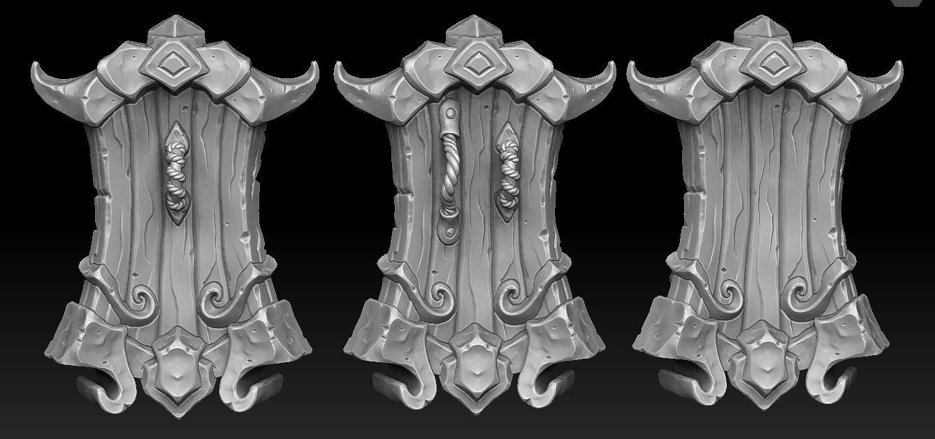 Octopus shield 3d print 3D print model_2